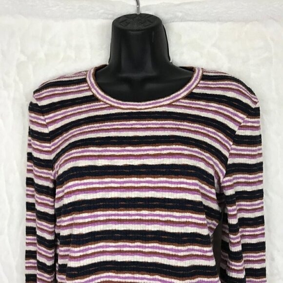 MADEWELL Thermal  Like Long Sleeved Colourful Top Size M - Picture 3 of 8